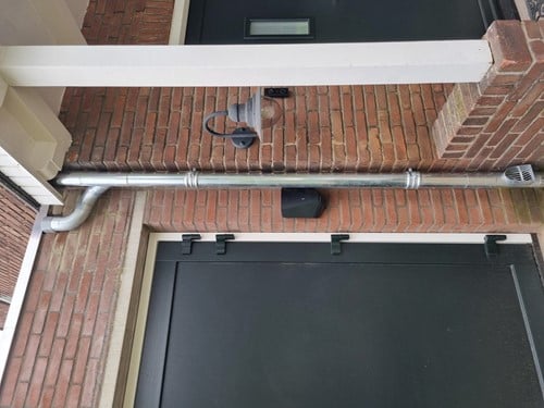 Zinken Bladvanger | Ø100 mm | Met Rvs Rooster | Alles voor
