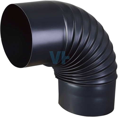 Bocht 90° | Ø110 mm | Blauw Gegloeid