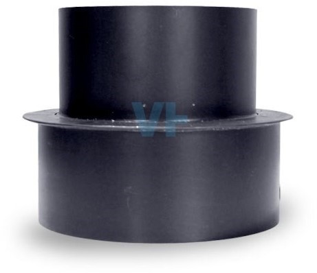 Verloop 110 mm Inw - 100 mm Uitw Blauw Gegloeid