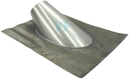 Dakplaat Lood 45-60° | TBV Dubbelwandig RVS Ø150 mm | TBV Enkelwandig Ø200 mm
