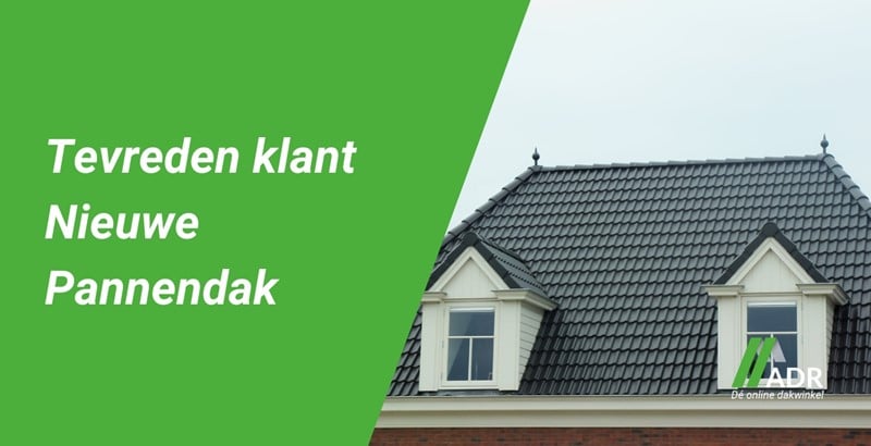 Een tevreden klant met een nieuw pannendak! Tuile du Nord