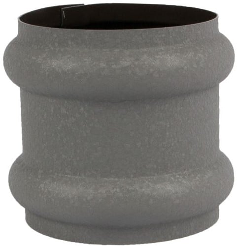 Vestis Aluminium Regenpijp 3D RAL 7037 Dubbele Wrong | ø100 mm
