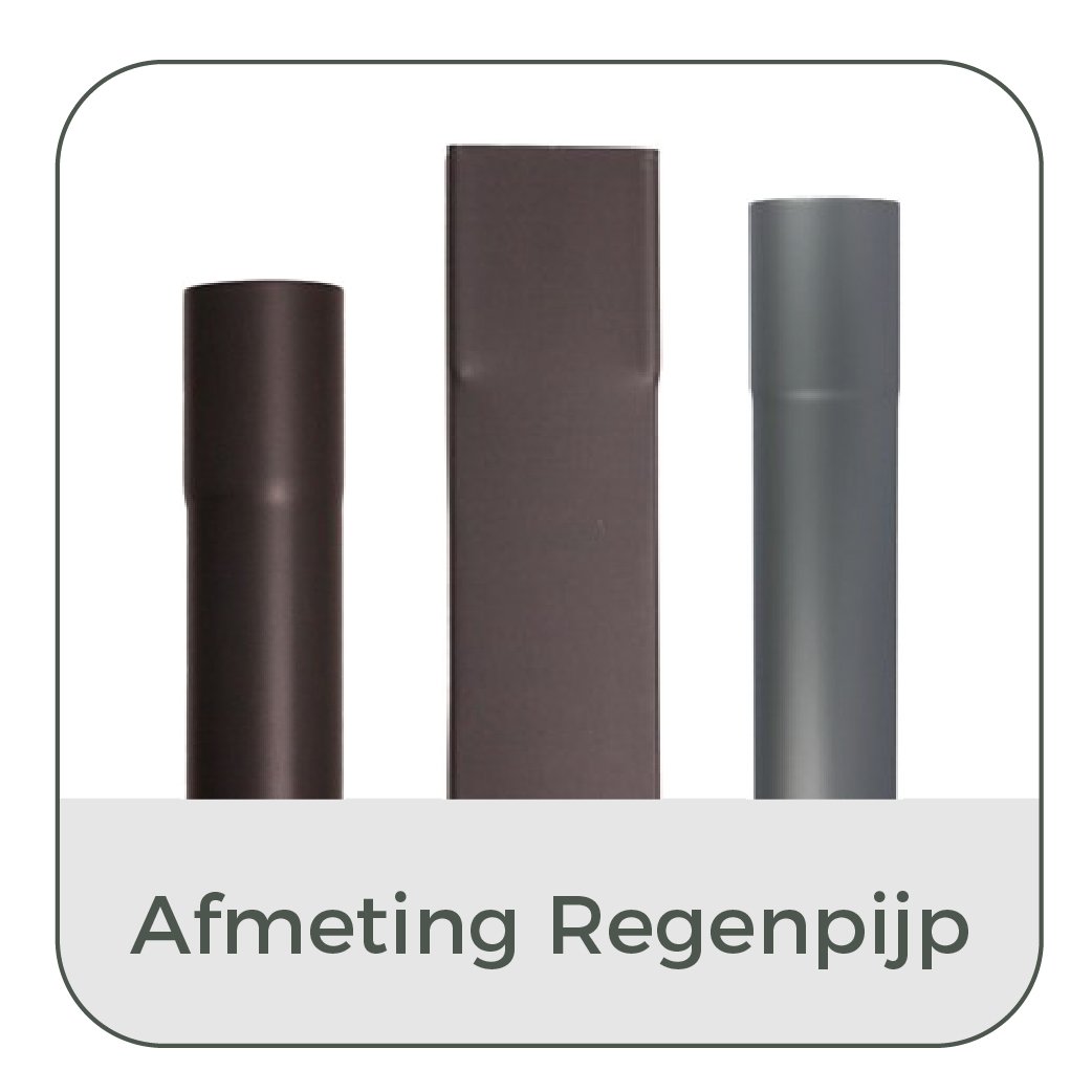 Waterafvoer - Afmeting Regenpijp