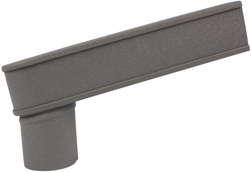 Vestis Aluminium Regenpijp 3D RAL 7037 Stadsuitloop 60 x 80 mm | ø80 mm