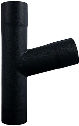 Vestis Antraciet T-Stuk 72° | 3D RAL 7016 | ø100 mm