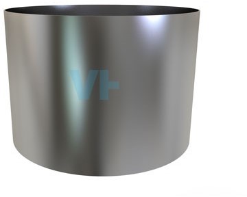 Verbindingsstuk Vrouw-Vrouw Rvs EW Ø125 mm