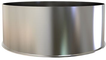Rvs Dop | Ø100 mm