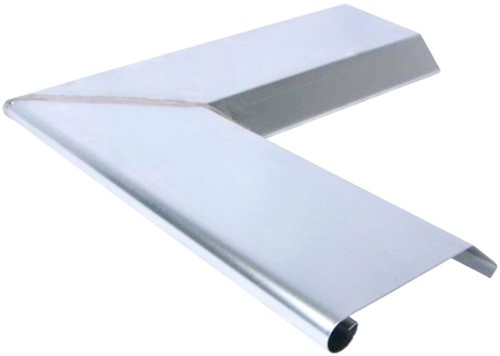 PREFORM Buitenhoek | Deklijst D150 | Zink Klik | Muurdikte 125 - 150 mm
