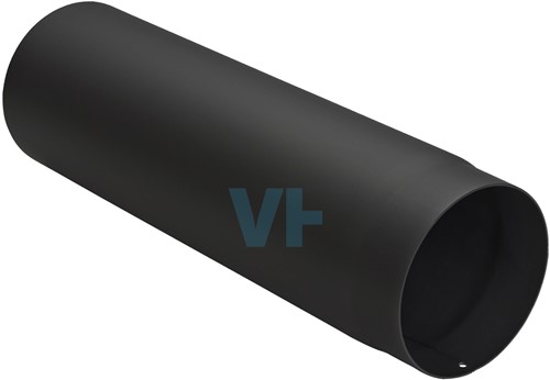 Pijp 50 Cm Zwart Staal 2mm Ø130 mm
