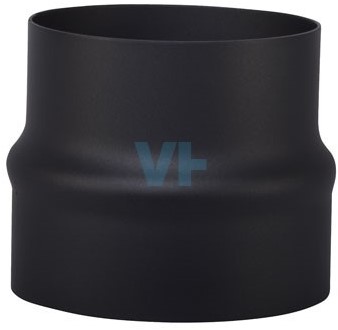 Verloop Boven Ø130-150 mm Zwart Staal 2mm