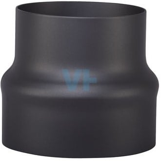Verloop Boven Ø120-150 mm Zwart Staal 2mm