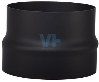 Verloop Boven Ø180-200 mm Zwart Staal 2mm