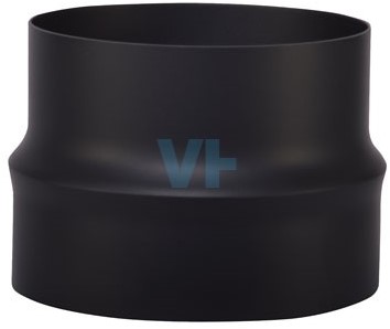 Verloop Boven Ø160-180 mm Zwart Staal 2mm