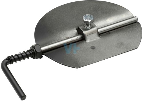 Klepsleutel Zwart Staal 2mm Ø150 mm
