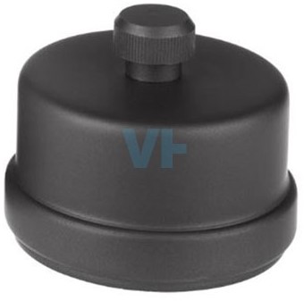 Dop Condens Zwart Pellet Ø80 mm