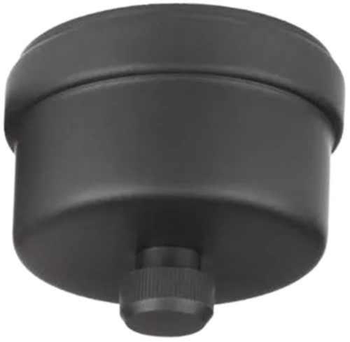 Dop Condens Zwart Pellet Ø80 mm