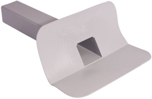 PVC Dakdoorvoer 45° | 60 x 80mm | Lang 450 mm