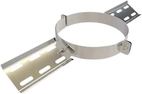 Dakondersteuning | TBV Dubbelwandig RVS Ø80 mm | TBV Enkelwandig Ø130 mm