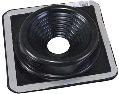 Dakdoorvoer Epdm plat dak 0-45° Ø127-230 mm Zwart
