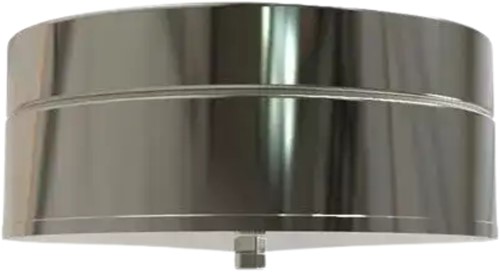 Dop voor T-Stuk | TBV Dubbelwandig RVS Ø80 mm