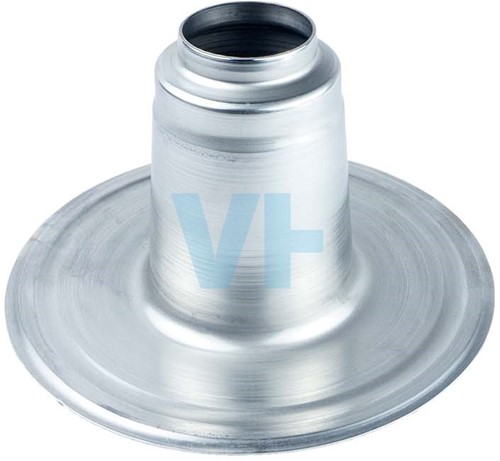 Anjo Aluminium Plakplaat 70-80 mm | Enkelwandig