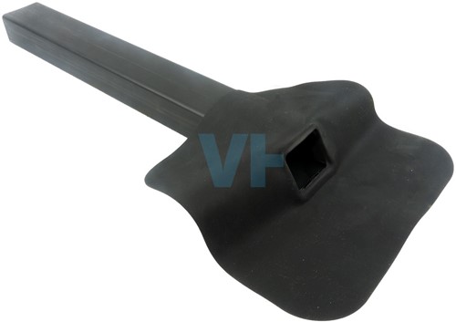 ZINCOVER Kiezelbak 60X80 mm 45° | Lengte 600 mm