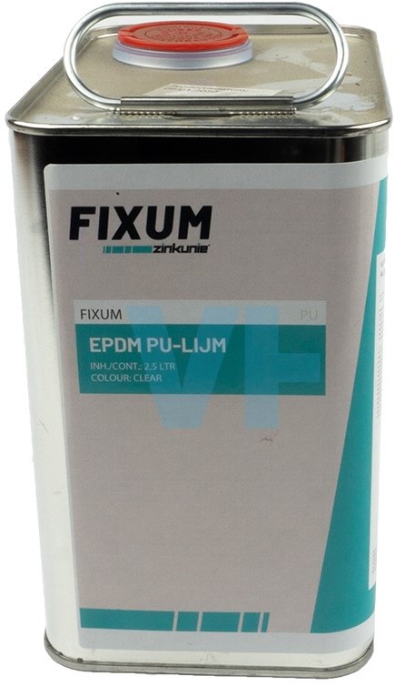 trechter Internationale Weigering Fixum Pu Epdm | Dakvlak Lijm | 2,5 Liter Blik (Ca 10 M2) | Alles voor het  dak onder één dak