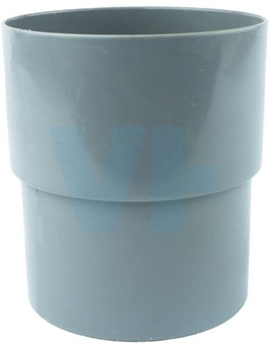 Pvc Verbindingsmof Ø100 mm Lv/Vs Grijs Mof/Verjongde Spie