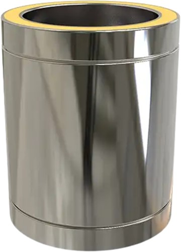 Pijp 25 Cm | TBV Dubbelwandig RVS Ø150 mm