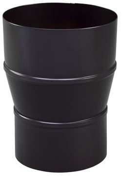 Verloop Rvs  zwart 109 Uitw-125 Inw