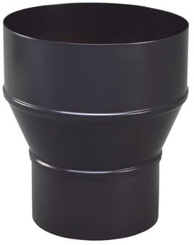 Verloop Rvs  zwart 109 Uitw-150 Inw