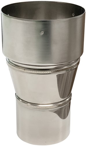 Verbindingsstuk 80 mm naar Flex 100 mm