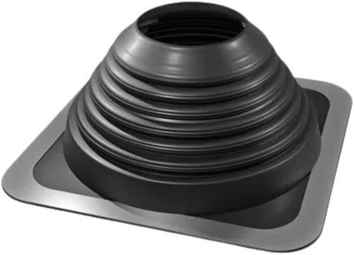 Dakdoorvoer Epdm plat dak 0-45° Ø150-280 mm Zwart