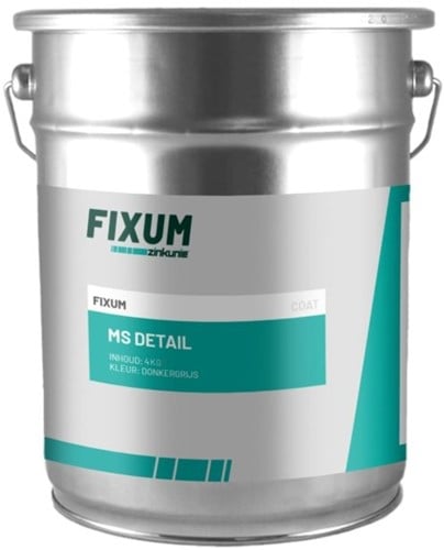 Fixum Coat MS Detail | Waterdichte afdichting voor dakdetails (4 kg)