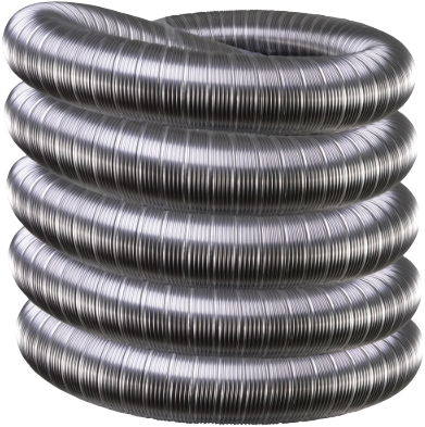 Rvs Flex Buis | Ø80 mm | 10 meter Dubbelwandig