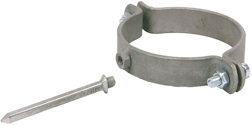 Penbeugel Ø80 mm Stalen Ondereind Zwaar