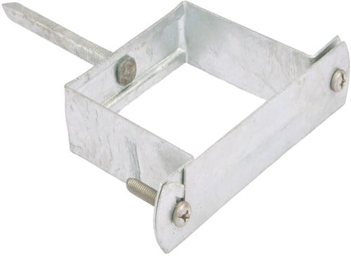 Beugel Zink Vierkant Voor NIS | 80 x 80 mm