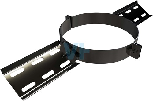 Dakondersteuning Ral9004 | TBV Dubbelwandig Ø80 mm | TBV Enkelwandig Ø130 mm