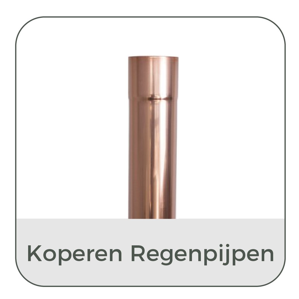 Waterafvoer - Materiaal - Koperen regenpijp