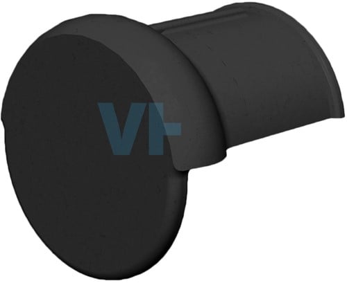Koramic Zwart Satinet Begin/Eindvorst Vario 225mm