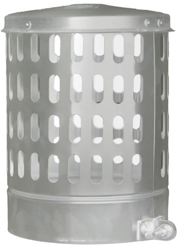 Aluminium Kraaienkap Ø140 mm