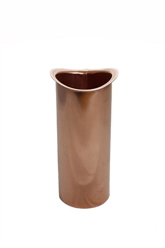 Tapeind Koper Mastgoot | Ø70 mm | 20 cm