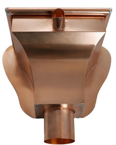 HWA Koper Vergaarbak Model Zinkunie | Ø80 mm