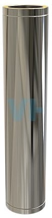 Pijp 100 Cm | TBV Dubbelwandig RVS Ø150 mm