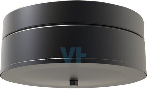 Dop T-Stuk Ral9004 Dubbelwandig Ø80 mm