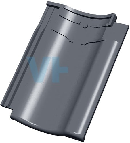 Monier VH-V Blauw Gesmoord Pan