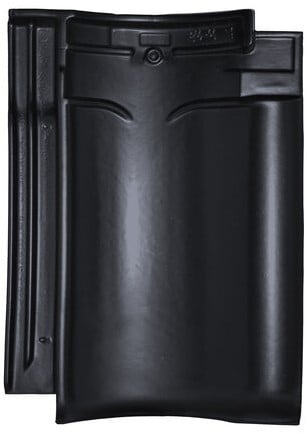 Monier VH-V Zwart Glazura Pan