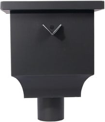 Zink Noir vergaarbak model Brabant | 100 mm