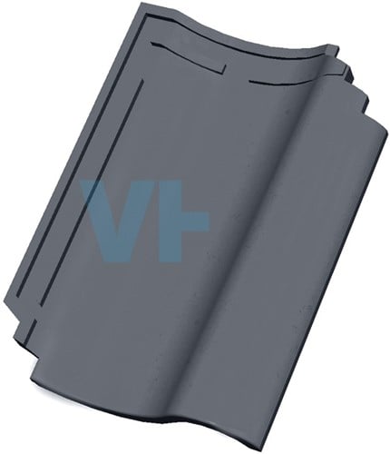 Monier OVH 206 Blauw Gesmoord Pan