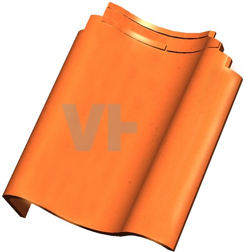 Monier OVH 206 Natuurrood Gevelpan Links